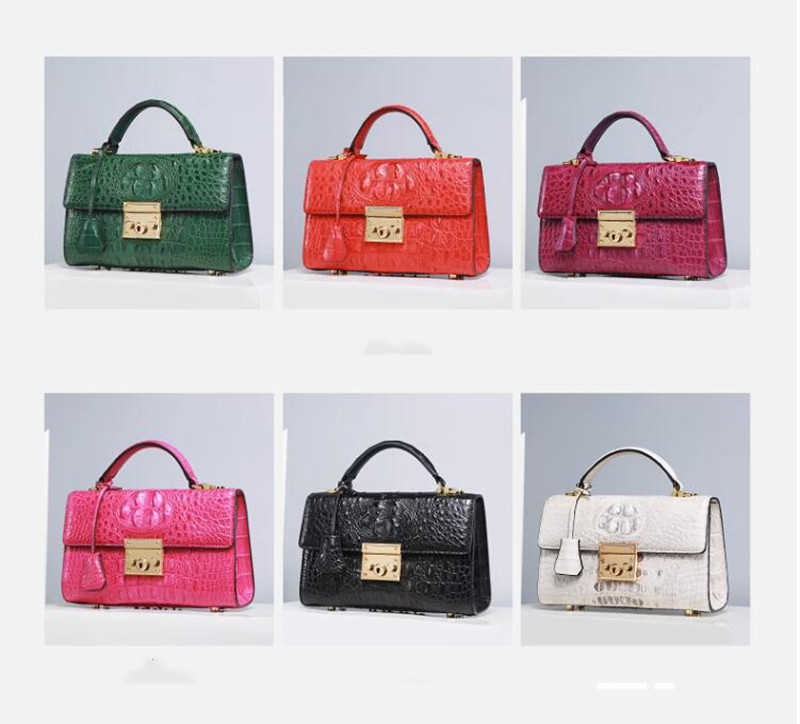 Crocodile Handbag with Various Colors
